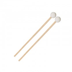 BOLA DE MARTELO DE XILOFONE 25 MM CABO DE MADEIRA DE NYLON 39 CM PAR