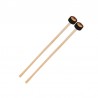 XYLOPHONE MACE RUBBER RING WOODEN HANDLE 39 CM PAIR