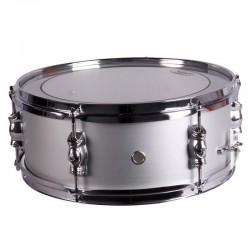 CAIXA SAMBA ALUMINIUM IPANEMA 35.6 Ø X 14 CM SILVER