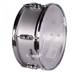 CAIXA SAMBA ALUMINIO IPANEMA 35,6 Ø X 14 CM PLATA