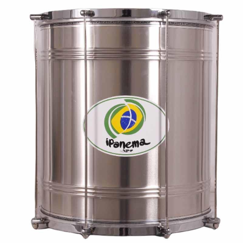 SURDO BAHIA ALUMINIO IPANEMA 35,6 Ø X 40 CM PLATA