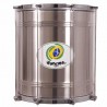 SURDO BAHIA ALUMINIO IPANEMA 35,6 Ø X 40 CM PLATA