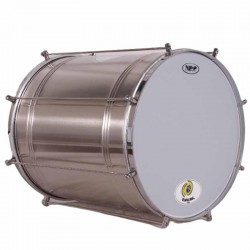 SURDO BAHIA ALUMINIO IPANEMA 35,6 Ø X 40 CM PLATA