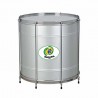 SURDO BAHIA ALUMINIO IPANEMA 45,7 Ø X 40 CM PLATA