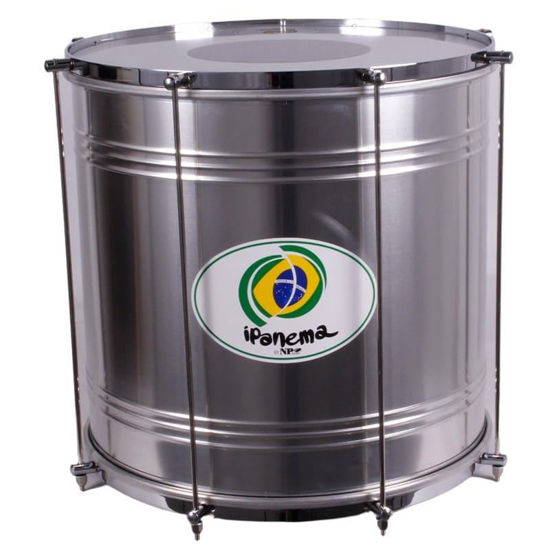 SURDO BAHIA ALUMINIUM IPANEMA 55,9 Ø X 40 CM ARGENT