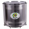SURDO BAHIA ALUMINIUM IPANEMA 55,9 Ø X 40 CM ARGENT