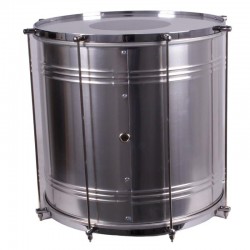 SURDO BAHIA ALUMINIUM IPANEMA 55,9 Ø X 40 CM ARGENT