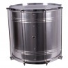 SURDO BAHIA ALUMINIUM IPANEMA 55,9 Ø X 40 CM ARGENT