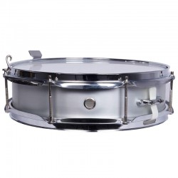 CAJA BANDA ALUMINIO 33,0 Ø X 09 CM PLATA
