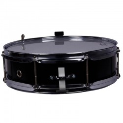 CAJA BANDA ALUMINIO 35,6 Ø X 09 CM NEGRO