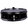 CAJA BANDA ALUMINIO 35,6 Ø X 09 CM NEGRO