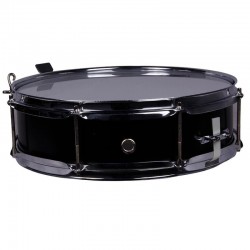 CAJA BANDA ALUMINIO 35,6 Ø X 09 CM NEGRO