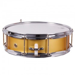 CAJA BANDA ALUMINIO 35,6 Ø X 09 CM ORO