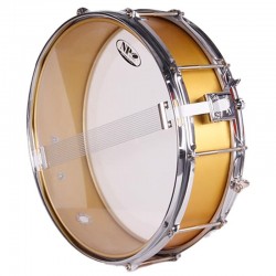 ALUMINIUM BAND CASE 35,6 Ø X 09 CM GOLD