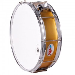 ALUMINIUM BAND CASE 35,6 Ø X 09 CM GOLD