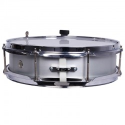 CAJA BANDA ALUMINIO 35,6 Ø X 09 CM PLATA