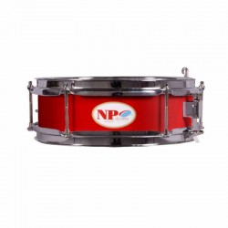CAJA BANDA MADERA 30,5 Ø X 09 CM ROJO CEREZA