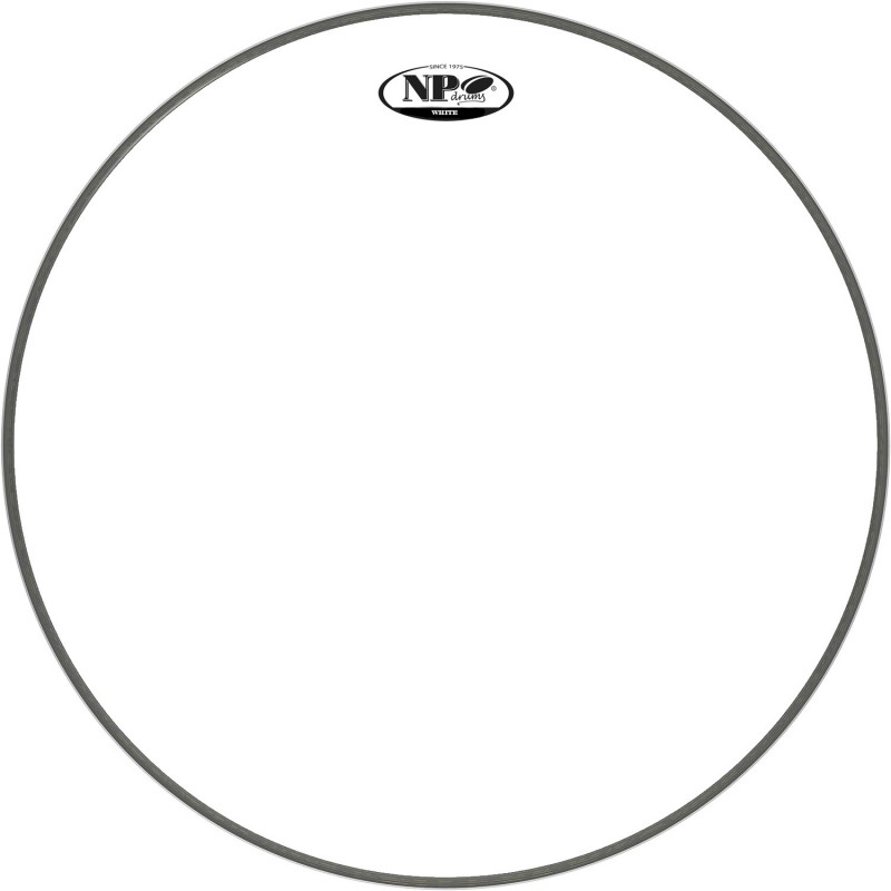 10" PARCHE BLANCO NP 190 LISO 25,4 Ø
