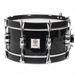 TAMBOR SAYÓN PASIÓN DEL SUR CROME 35,6 Ø X 18 CM NEGRO AROS GRAFITO LISO