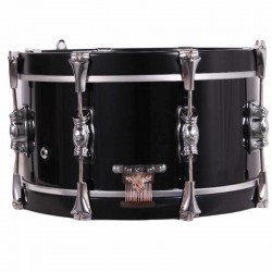 TAMBOR SAYÓN PASIÓN DEL SUR CROME 35,6 Ø X 18 CM NEGRO AROS GRAFITO LISO