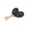 PAREJA MARACAS COLEGIAL PEQUEÑA NEGRO