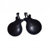 CASTANETS PRESSED BLACK FABRIC Nº 8