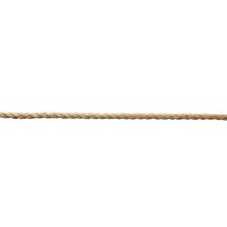 BRAIDED HEMP ROPE 3 MM THICK 1 METER