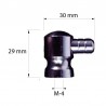 ALUMINIUM ACORN BOMBO CROME