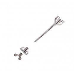 CROME DRUM ROD 13 CM COMPLETE
