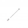 VARILLA TIMBAL CROME 31 CM COMPLETA