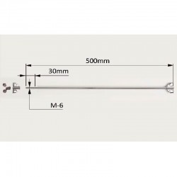 VARILLA TIMBAL CROME 50 CM COMPLETA