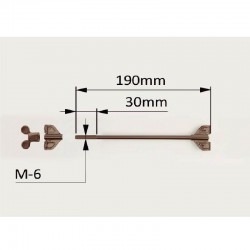 ROD TAMBOUR VIEUX 19 CM COMPLET