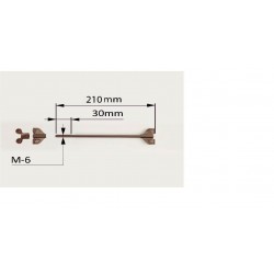 OLD DRUM ROD 21 CM COMPLETE