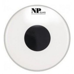 18" PARCHE BLANCO CENTRO NEGRO NP 45,7 Ø