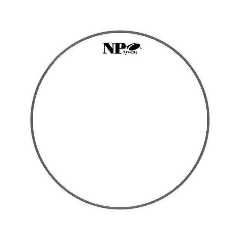 24" DRUMHEAD WHITE NP 250 SMOOTH BASS DRUM 60.9 Ø