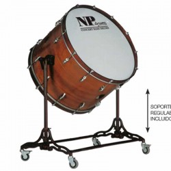 CROME CAMERA BASS DRUM 71.1 Ø X 50 CM HONEY WITH STAND