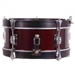 TAMBOR MINI SAYÓN NIÑOS CROME 30,5 Ø X 12 CM ROJO VINO AROS GRAFITO