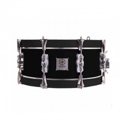 TAMBOR SAYÓN PASIÓN DEL SUR CROME 35,6 Ø X 14 CM NEGRO AROS GRAFITO LISO