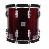 TIMBALE SAYÓN PASIÓN DEL SUR CROME 38,1 Ø X 34 CM WINE RED SMOOTH GRAPHITE HOOPS