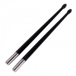 DRUMSTICK DRUMSTICK BLACK HOLM OAK SILVER...