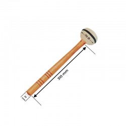 TIMBAL FELT HAMMER GREEN STRIPE UNITY