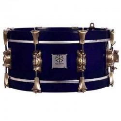 SAYÓN PASIÓN DEL SUR OLD DRUM 35.6 Ø X 14 CM MIDNIGHT BLUE HOOPS