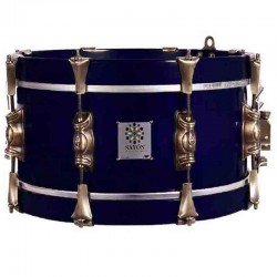SAYÓN PASIÓN DEL SUR TAMBOUR ANCIEN 35,6 Ø X 18 CM BLEU CRÉOLES BLEU NUIT