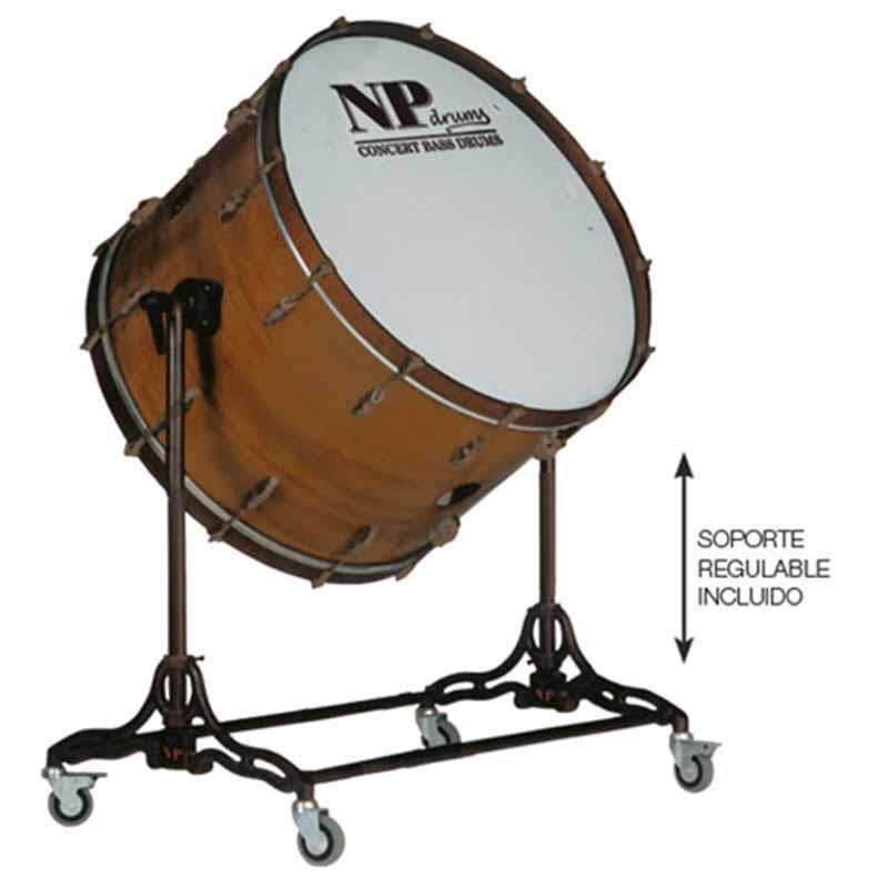 TAMBOR BAIXO VELHO DA CÂMERA 71,1 Ø X 50 CM MEL COM SUPORTE
