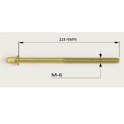 TORNILLO TENSION M-6X150 MM ORO Pack de 10