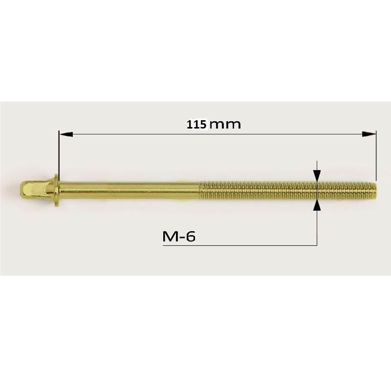 TORNILLO TENSION M-6X150 MM ORO Pack de 10