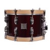 TAMBOR SAYÓN PASIÓN DEL SUR CROME 35,6 Ø X 22 CM ROJO VINO AROS NATURAL LISO