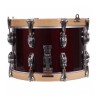 TAMBOR SAYÓN PASIÓN DEL SUR CROME 35,6 Ø X 22 CM ROJO VINO AROS NATURAL LISO