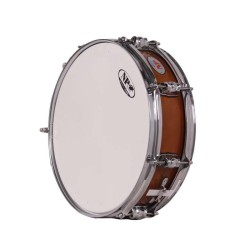 CAJA MARCHING MADERA 35,6 Ø X 09 CM NOGAL
