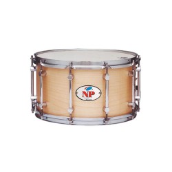 CAJA DESIRE MADERA CROME 35,6 Ø X 20 CM NATURAL AROS METÁLICOS